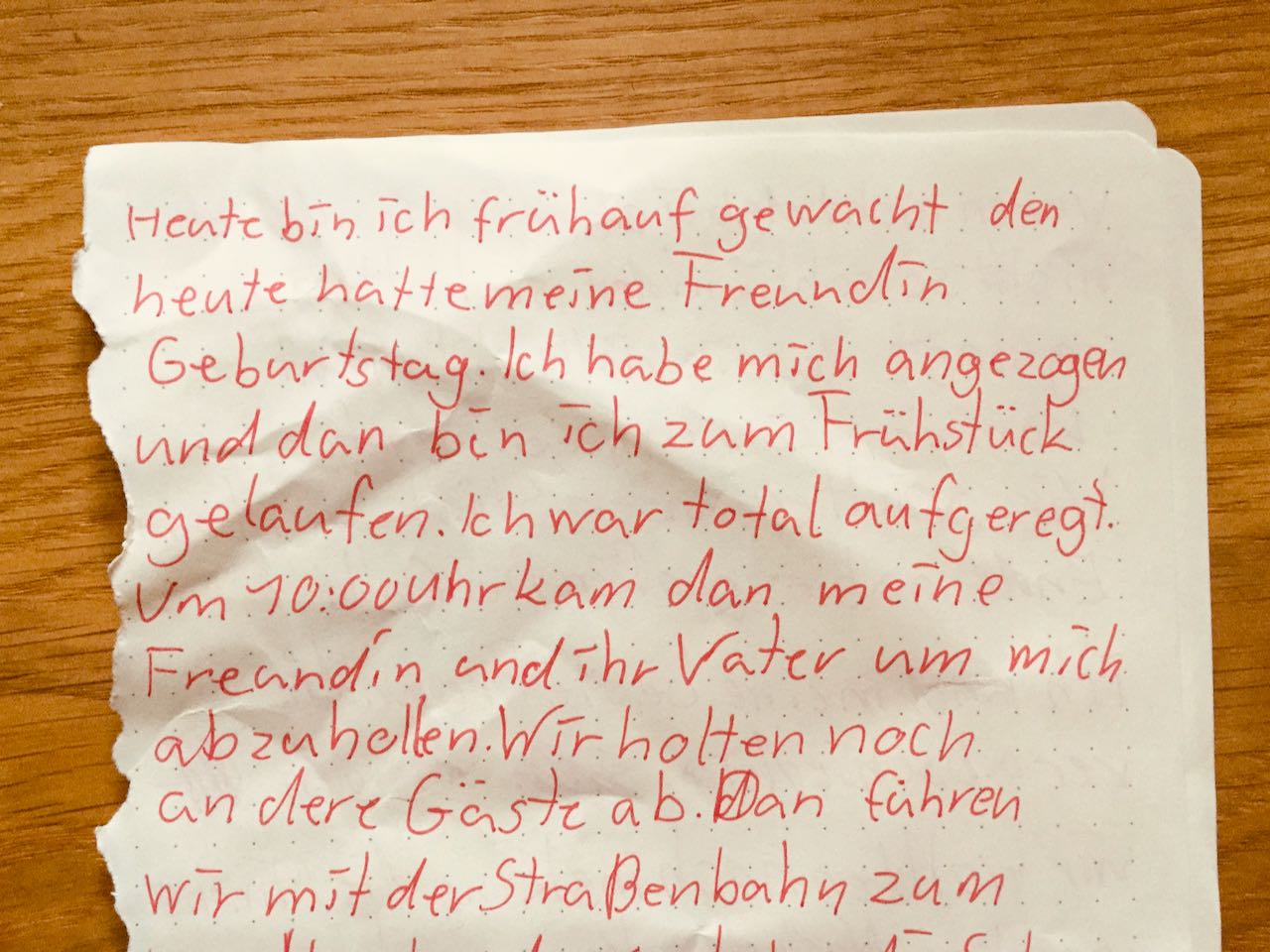 Entschuldigungsbrief an freundin